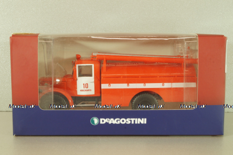 АЦ-30(205) модель ЦГ-А 1977 пожарная автоцистерна на шасси Маз-205, Автолегенды СССР Грузовики №28 1:43