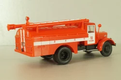 АЦ-30(205) модель ЦГ-А 1977 пожарная автоцистерна на шасси Маз-205, Автолегенды СССР Грузовики №28 1:43