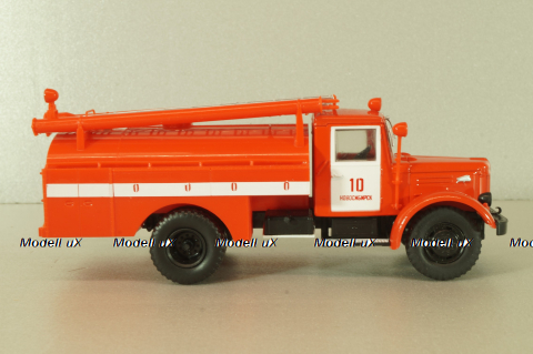 АЦ-30(205) модель ЦГ-А 1977 пожарная автоцистерна на шасси Маз-205, Автолегенды СССР Грузовики №28 1:43