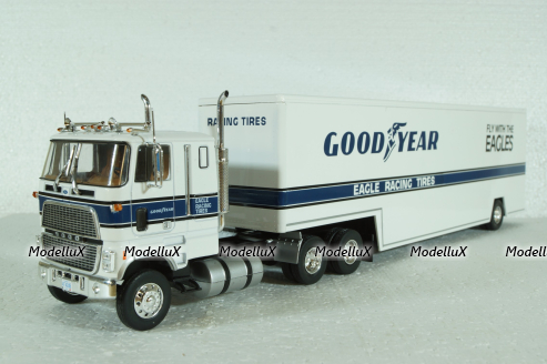 Ford CLT 9000 Good Year Container, 1978, American Trucks France # 10, Altaya 1:43