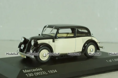 Mercedes-Benz 130 (W23) 1934, black/beige, WB078, WhiteBox 1:43