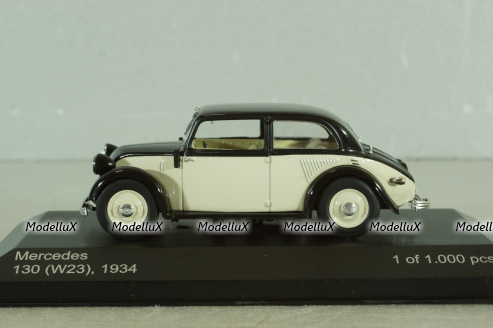 Mercedes-Benz 130 (W23) 1934, black/beige, WB078, WhiteBox 1:43