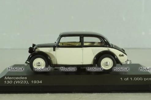 Mercedes-Benz 130 (W23) 1934, black/beige, WB078, WhiteBox 1:43