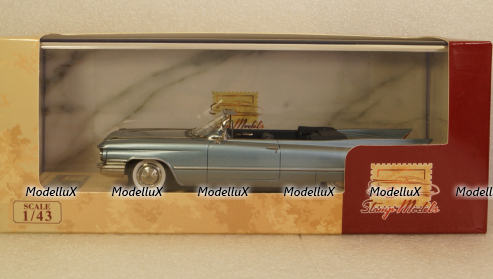 Cadillac Series 62 Convertible Open roof 1960, STM60305, Stamp models 1:43