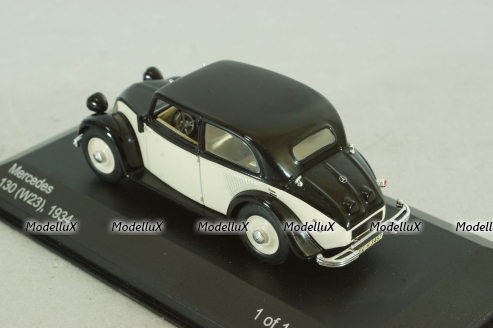 Mercedes-Benz 130 (W23) 1934, black/beige, WB078, WhiteBox 1:43