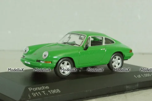 Porsche 911 T 1968, green, WB040, WhiteBox 1:43
