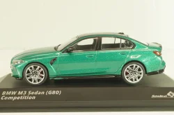 BMW M3 (G80) Competition Saloon 2023, green metallic, 4315301, Solido 1:43