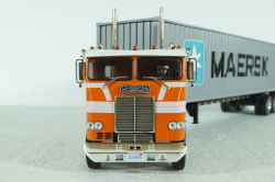 Freightliner COE WFT 6342 Maersk Container Carrier, 1976, American Trucks France # 11, Altaya 1:43