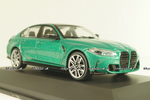 BMW M3 (G80) Competition Saloon 2023, green metallic, 4315301, Solido 1:43