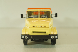 Краз-6510 самосвал 1992, бежевый/оранжевый, Н775, Наш Автопром 1:43