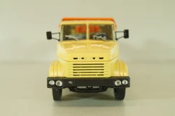Краз-6510 самосвал 1992, бежевый/оранжевый, Н775, Наш Автопром 1:43