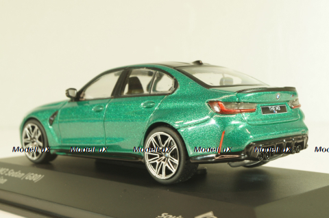 BMW M3 (G80) Competition Saloon 2023, green metallic, 4315301, Solido 1:43