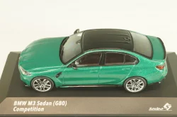 BMW M3 (G80) Competition Saloon 2023, green metallic, 4315301, Solido 1:43