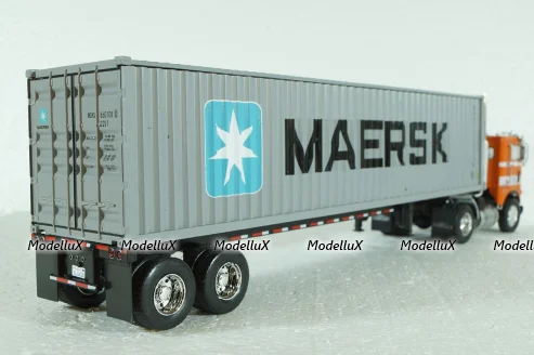 Freightliner COE WFT 6342 Maersk Container Carrier, 1976, American Trucks France # 11, Altaya 1:43