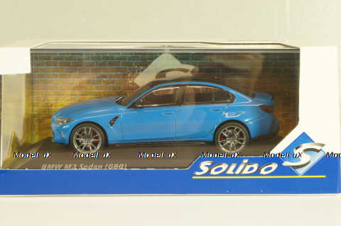 BMW M3 (G80) Competition Saloon 2023 blue, 4315302, Solido 1:43