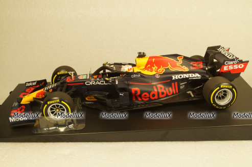 Red Bull Racing Honda RB16B, Max Verstappen Winner Emilia Romagna GP 2021 Formula 1, Minichamps 1:18