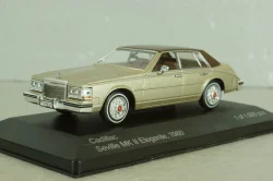 Cadillac Seville MK II Elegante 1980, silver/brown, WB205, WhiteBox 1:43