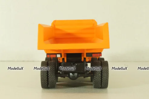 Краз-6510 самосвал 1992, бежевый/оранжевый, Н775, Наш Автопром 1:43