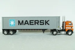 Freightliner COE WFT 6342 Maersk Container Carrier, 1976, American Trucks France # 11, Altaya 1:43