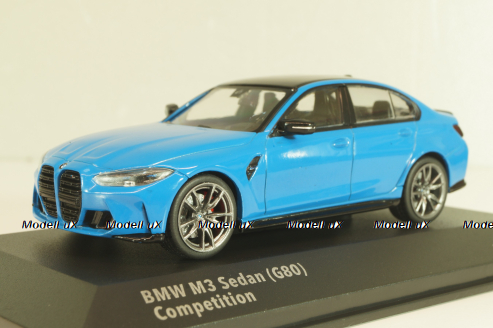 BMW M3 (G80) Competition Saloon 2023 blue, 4315302, Solido 1:43