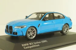 BMW M3 (G80) Competition Saloon 2023 blue, 4315302, Solido 1:43