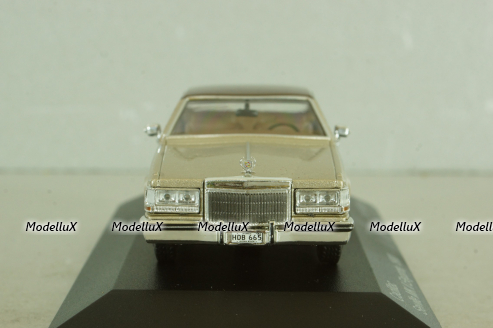 Cadillac Seville MK II Elegante 1980, silver/brown, WB205, WhiteBox 1:43