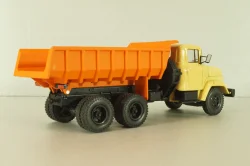 Краз-6510 самосвал 1992, бежевый/оранжевый, Н775, Наш Автопром 1:43