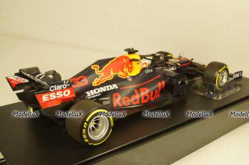 Red Bull Racing Honda RB16B, Max Verstappen Winner Emilia Romagna GP 2021 Formula 1, Minichamps 1:18
