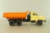 Краз-6510 самосвал 1992, бежевый/оранжевый, Н775, Наш Автопром 1:43
