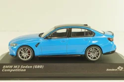 BMW M3 (G80) Competition Saloon 2023 blue, 4315302, Solido 1:43