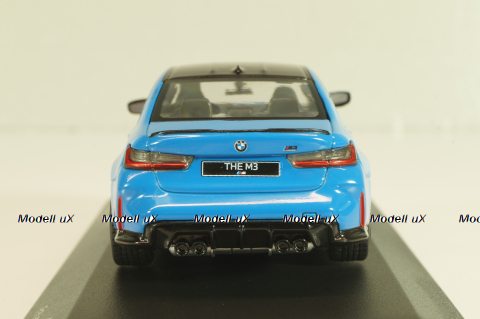 BMW M3 (G80) Competition Saloon 2023 blue, 4315302, Solido 1:43