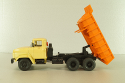 Краз-6510 самосвал 1992, бежевый/оранжевый, Н775, Наш Автопром 1:43