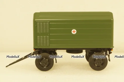 Лумз-8930 прицеп рефрижератор для перевозки донорской крови, TruckTyr 1:43