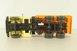 Краз-6510 самосвал 1992, бежевый/оранжевый, Н775, Наш Автопром 1:43