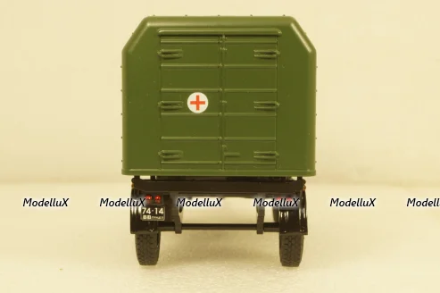 Лумз-8930 прицеп рефрижератор для перевозки донорской крови, TruckTyr 1:43