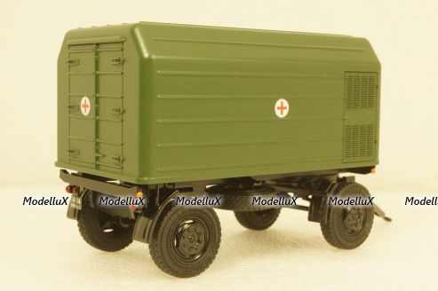 Лумз-8930 прицеп рефрижератор для перевозки донорской крови, TruckTyr 1:43