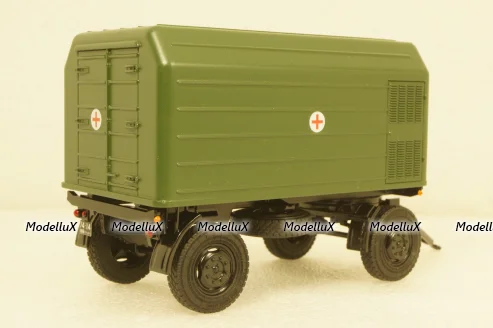 Лумз-8930 прицеп рефрижератор для перевозки донорской крови, TruckTyr 1:43