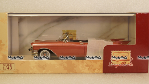 Cadillac Eldorado Biarritz Open roof 1957, STM57013, Stamp models 1:43