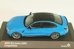 BMW M3 (G80) Competition Saloon 2023 blue, 4315302, Solido 1:43