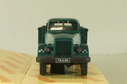 Газ-63 4х4 1948, грузовой автомобиль, зеленый,Н261, Наш Автопром 1:43