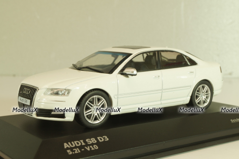 Audi S8 (D3) 2010 white, 4313302, Solido 1:43