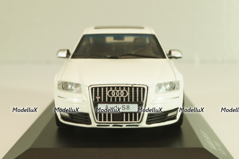 Audi S8 (D3) 2010 white, 4313302, Solido 1:43