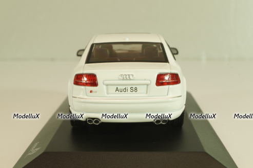 Audi S8 (D3) 2010 white, 4313302, Solido 1:43