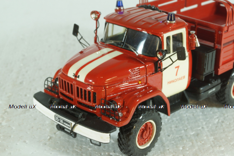 Зил-131 пожарный, бортовой, KV мастерская 1:43