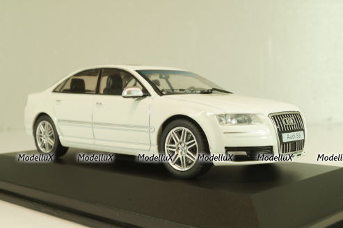 Audi S8 (D3) 2010 white, 4313302, Solido 1:43