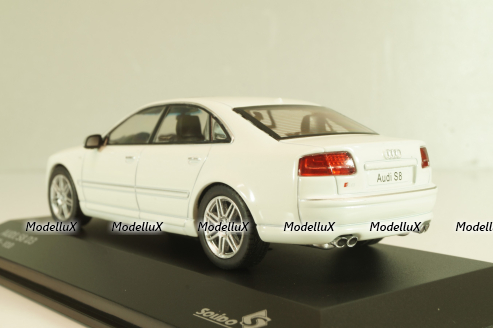 Audi S8 (D3) 2010 white, 4313302, Solido 1:43