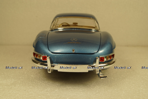 Mercedes 300SL Roadster (W198) 1958, blue metallic, 180039042, Minichamps 1:18
