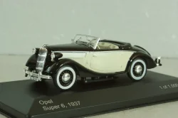 Opel Super 6 1937, black/beige, WB104, WhiteBox 1:43