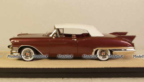 Cadillac Eldorado Biarritz Closed roof 1957, STM57012, Stamp models 1:43