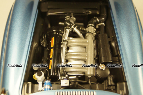Mercedes 300SL Roadster (W198) 1958, blue metallic, 180039042, Minichamps 1:18